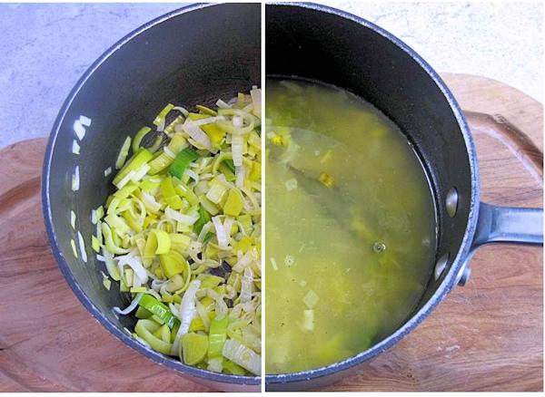  Leek and potato 

soup