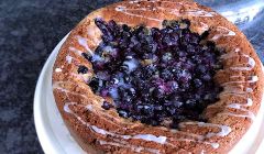blueberry poppy cake
