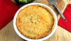 chicken and mushroom pie