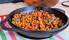 crispy chickpeas