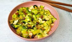 courgette ribbon salad