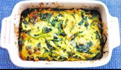 courgette and spinach tian