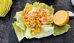 crab and sweetcorn salad