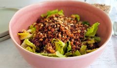 crispy mince salad