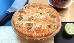 fennel and taleggio pie