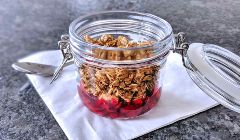 fruit and oats bowl