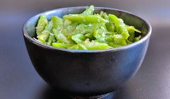 garlicky runner beans