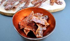 Glazed bacon