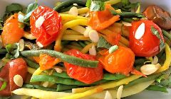 green beans with tomatoes
