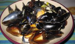 moules in creamy sauce