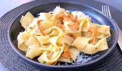 pappardelle with chanterelles
