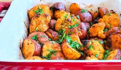 potato and chorizo bake