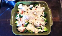 salmon and broccoli bake