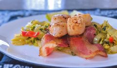 scallops with pancetta