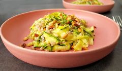 courgette and spelt salad