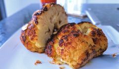 whole roasted cauliflower