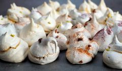 flavoured meringues