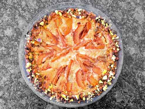 apricot frangipane tart