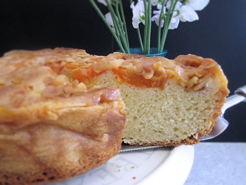 apricot upside down cake