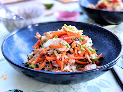 smoked fish salad bowl