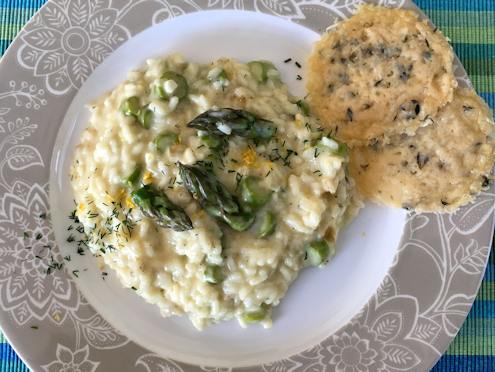 asparagus risotto
