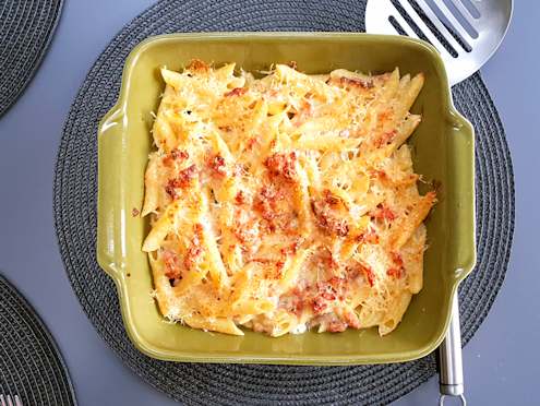 bacon and cream pasta