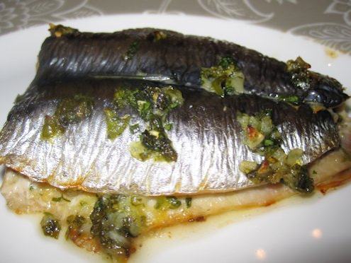 baked sardines