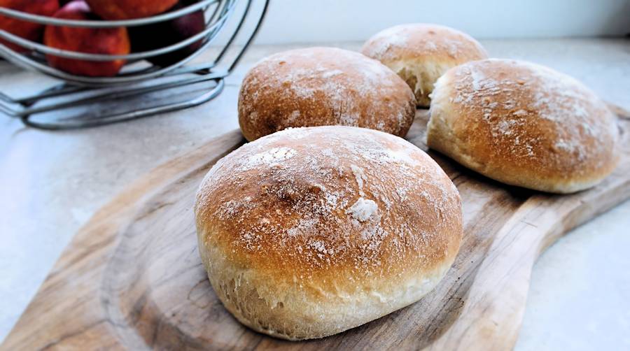 Soft white baps