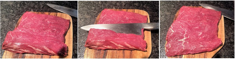 How to open up a fillet of beef
