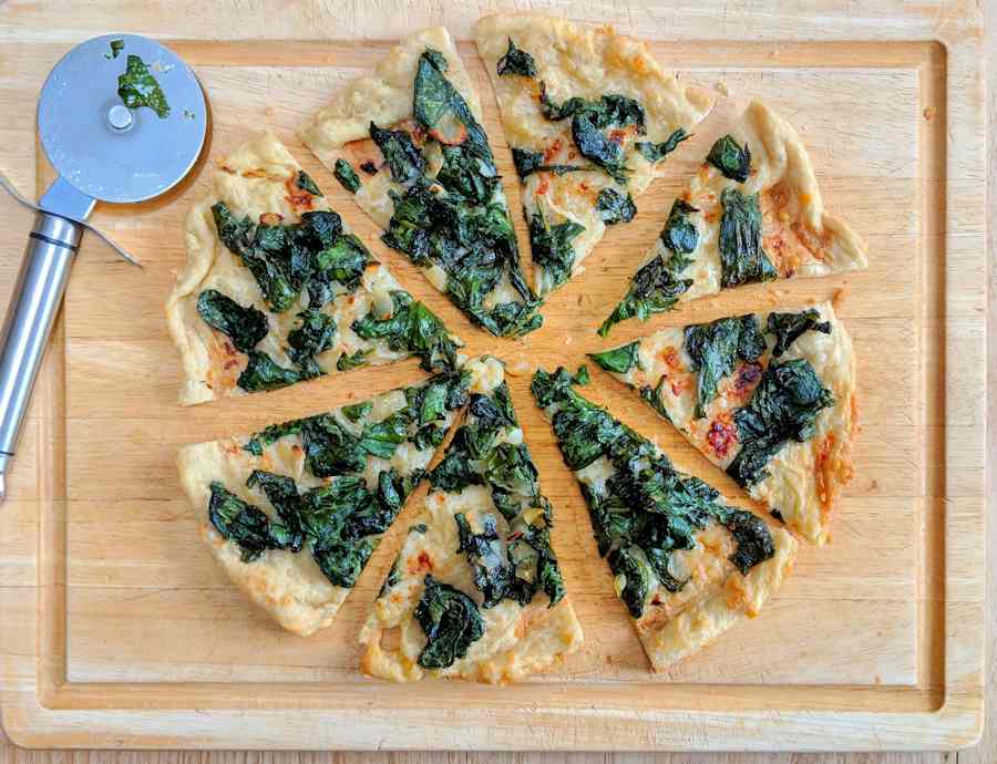 beet greens tart