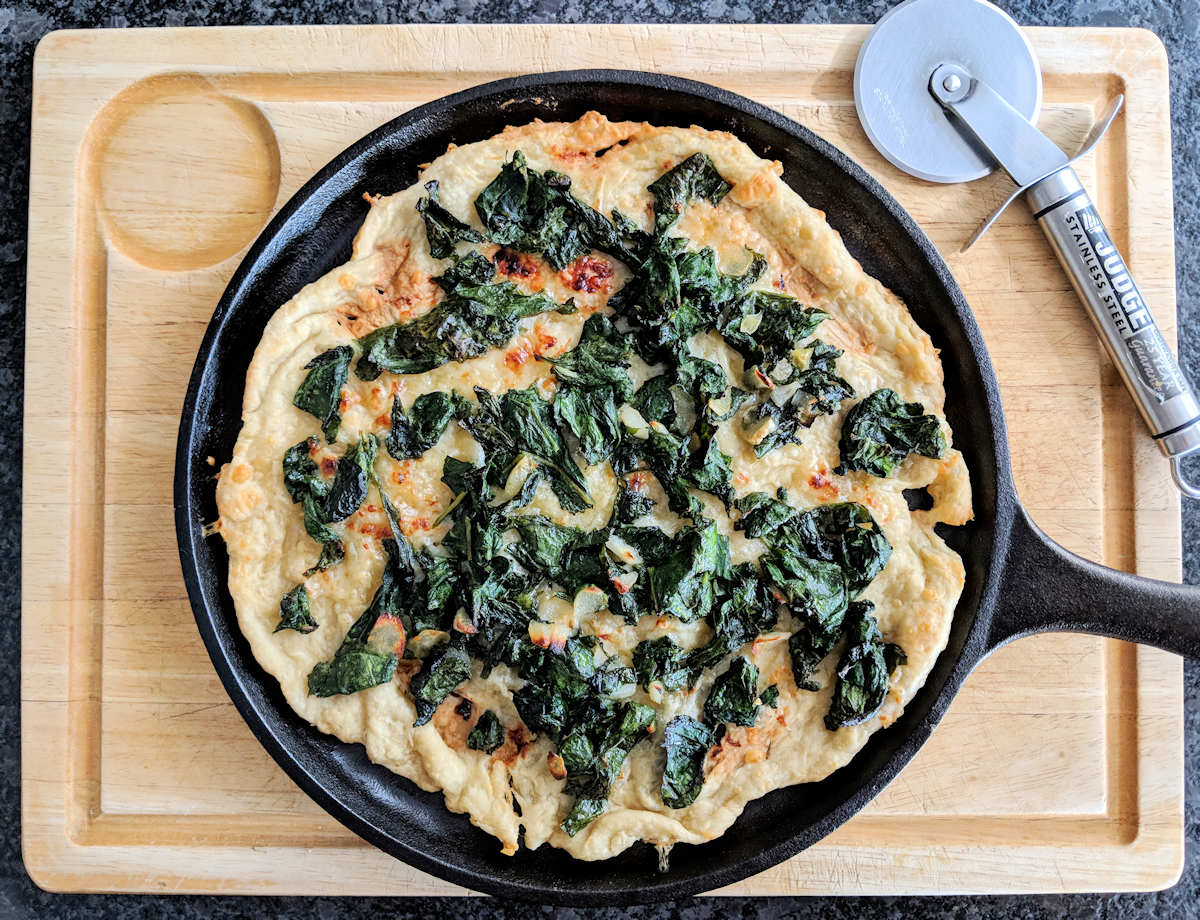 beetroot leaf tart cuisinefiend.com