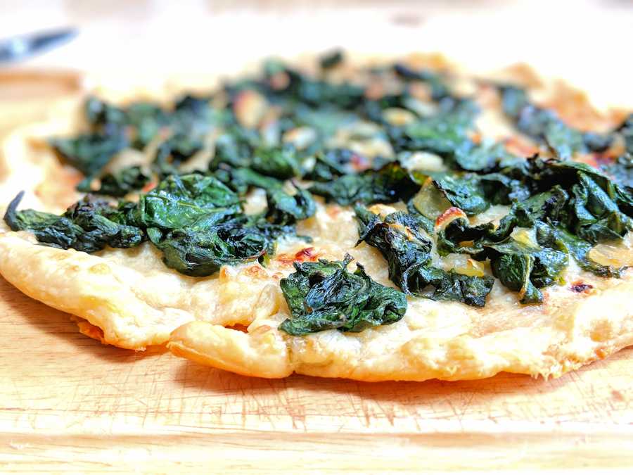 beetroot leaf tart