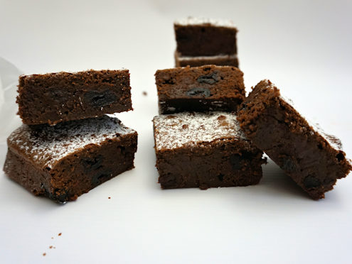 black forest brownies