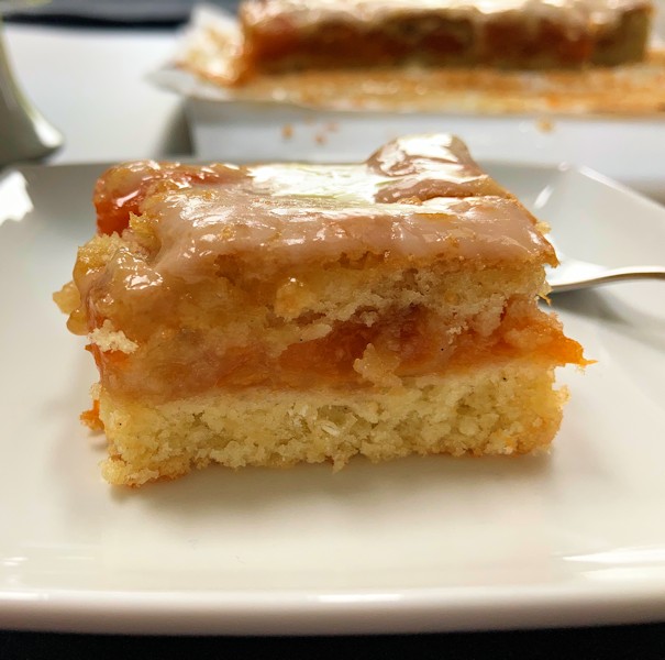 twice baked apricot cake