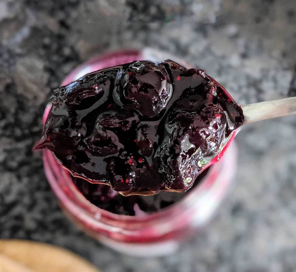 blueberry jam small batch cuisinefiend.com
