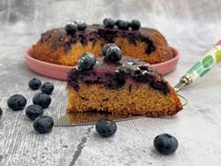 blueberry-upside-down-polenta-cake