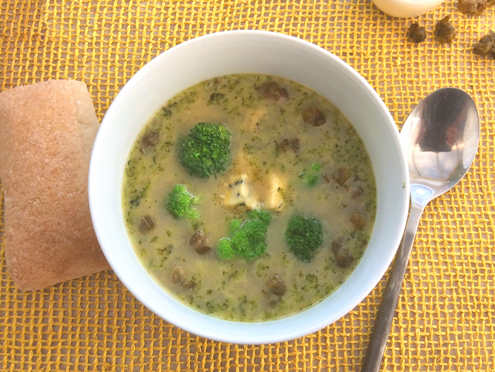 broccoli and stilton soup