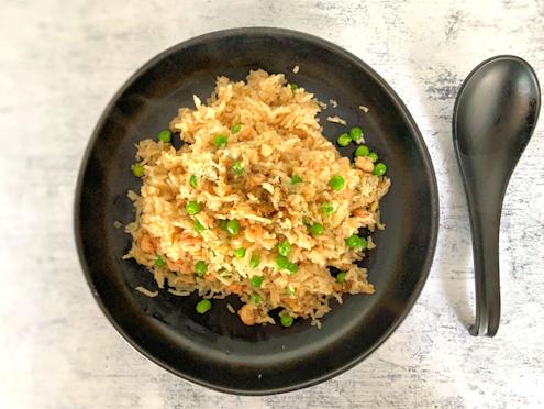 brown shrimp rice