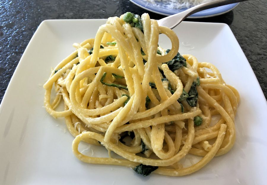 Bucatini alfredo