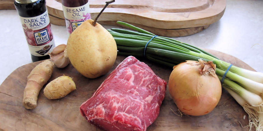 Bulgogi ingredients