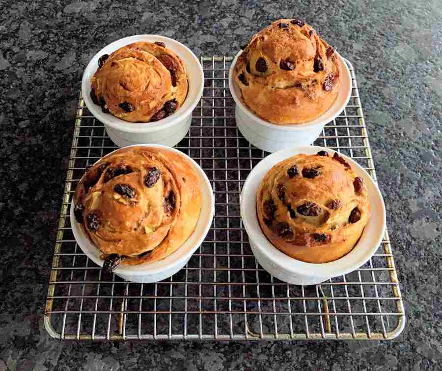 Cinnamon Raisin Challah Buns | Recipe | Cuisine Fiend