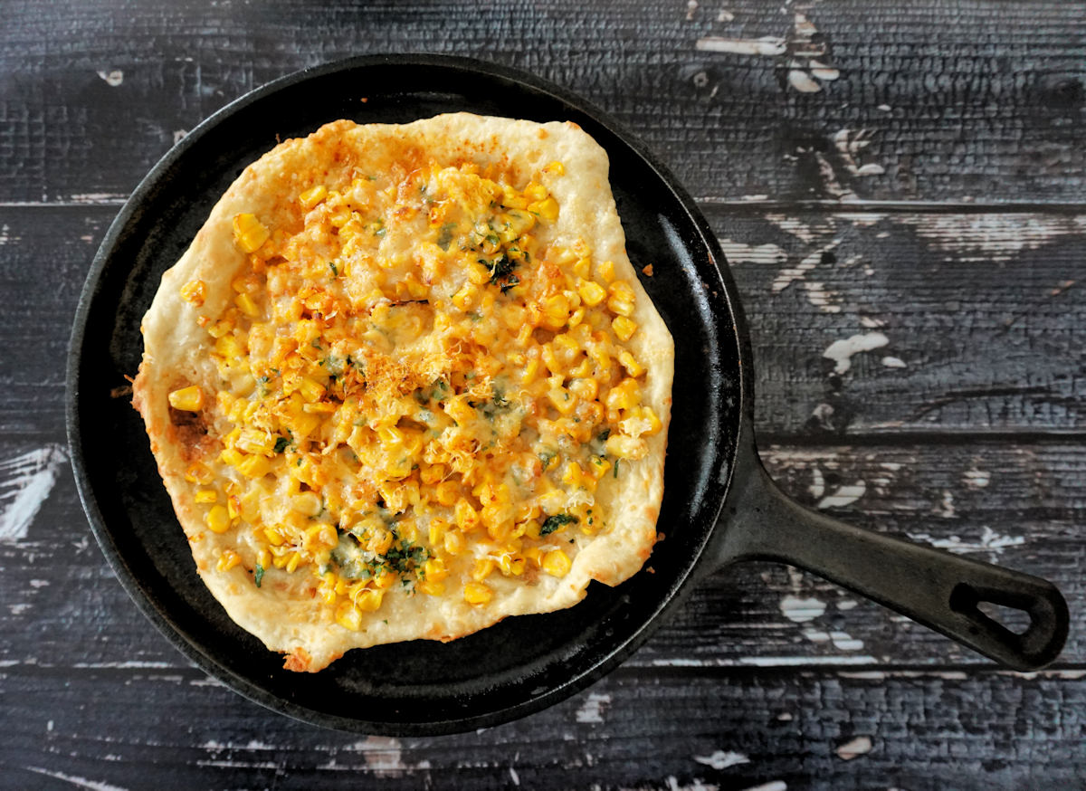 cheesy sweetcorn tart cuisinefiend.com