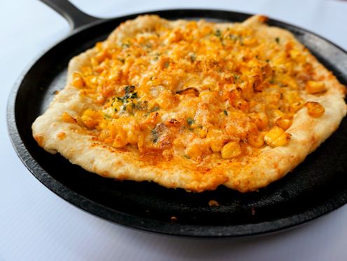 cheesy sweetcorn tart