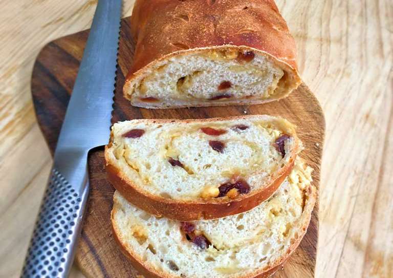 Cherry chocolate bread