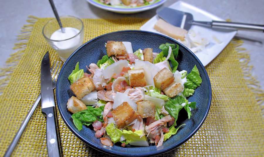 Chicken Caesar salad