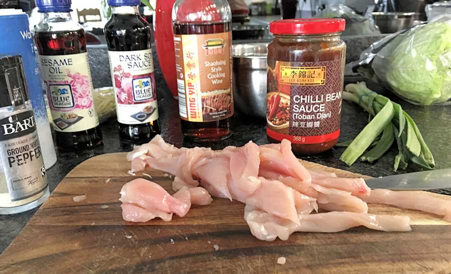 Chicken and spices