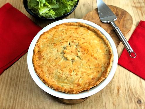 chicken and mushroom pie