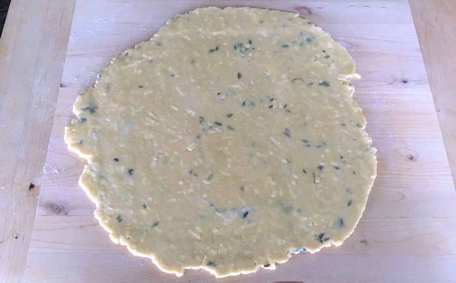Rolling out pie crust