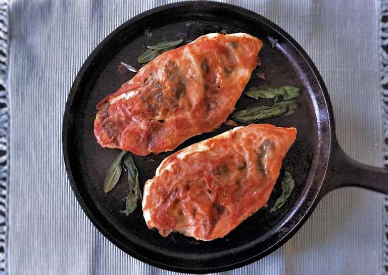Chicken saltimbocca