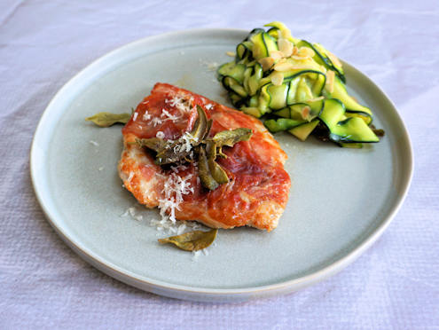 chicken saltimbocca